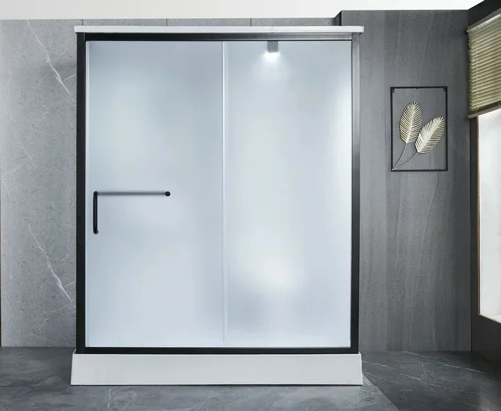 XNCP Integrated Modular Prefabricated Bathroom Pod Complete One-Piece Simple Shower Room Sliding Glass Toilet Shower Combination
