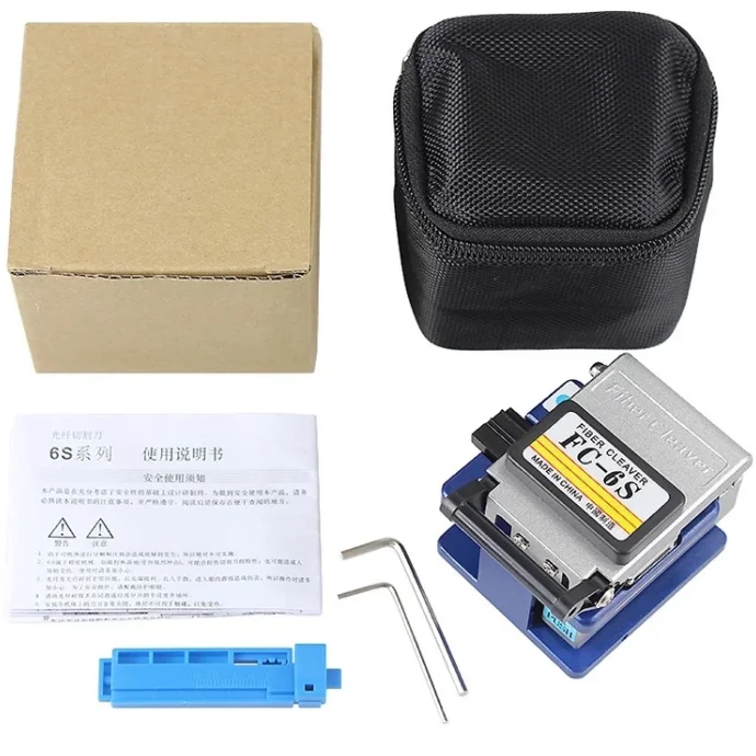 Hot Sale Ftth Fiber Optic Cable Tool Kit with FC-6S Fiber Cleaver and Power Meter