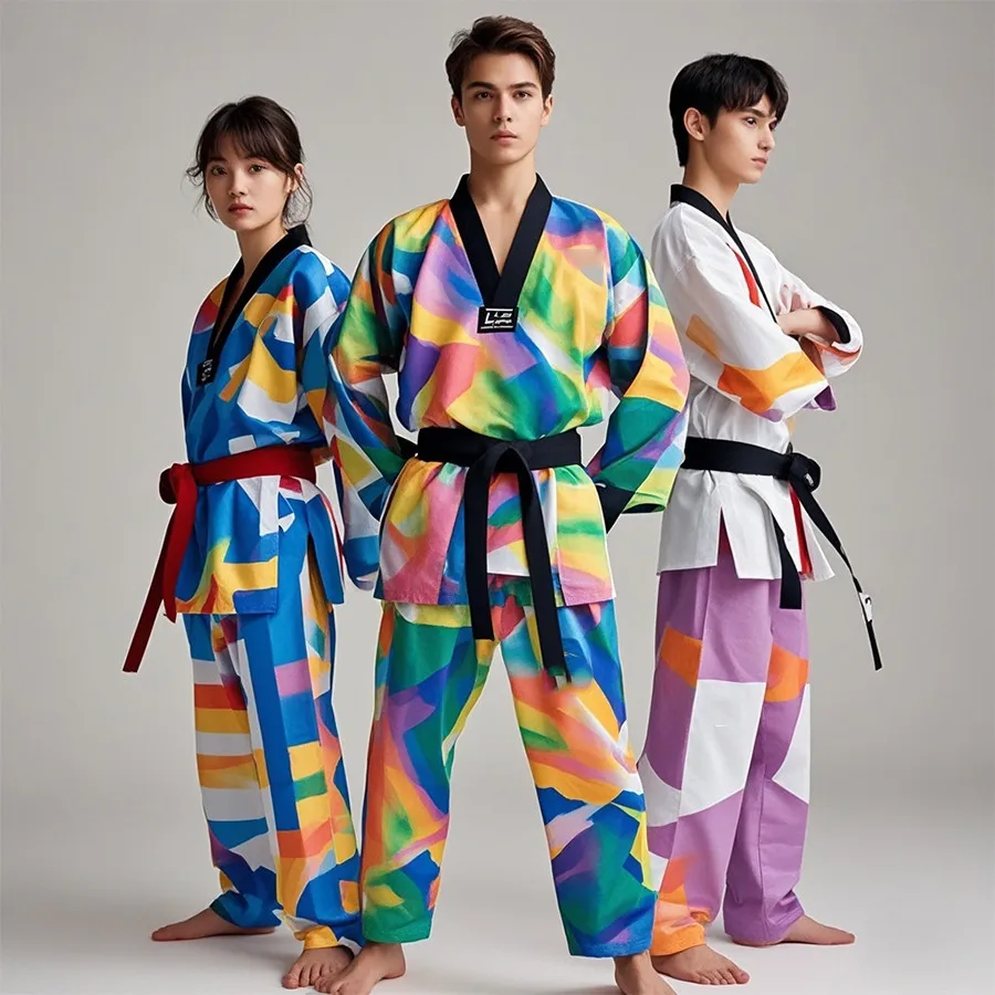 Private Custom Logo  Design Martial Arts Karate Uniform White Color 100 Cotton Men Karate Uniform