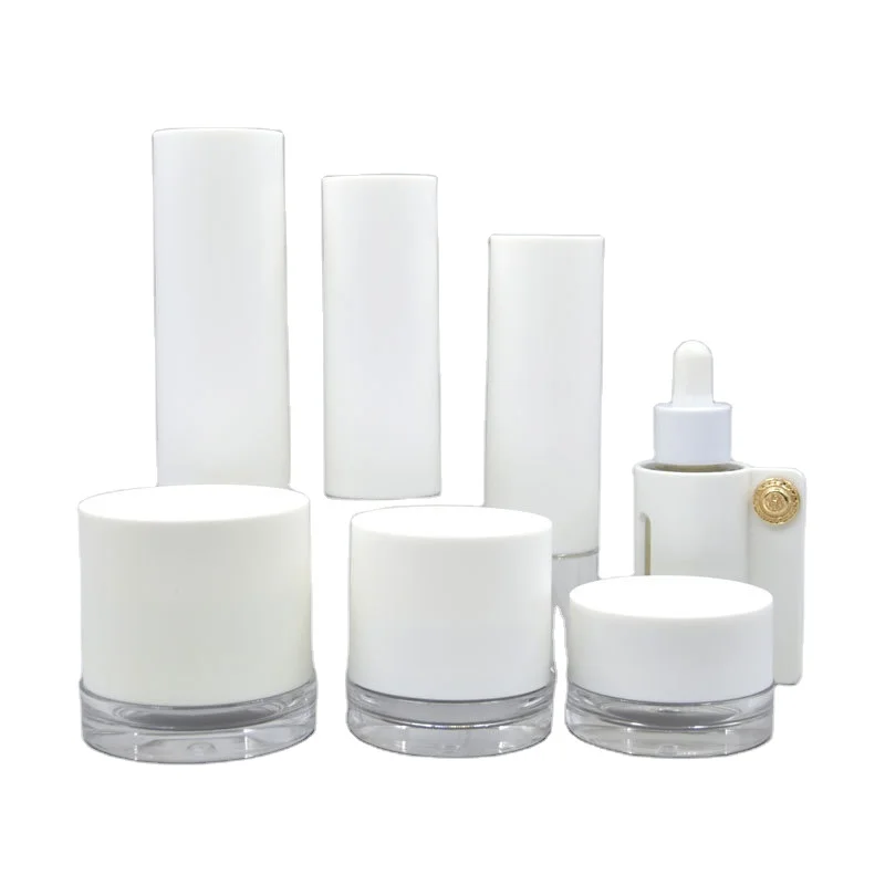 Cosmetics set bottle 100ml acrylic plastic lotion bottle 20 g 30 g 50 g acrylic cream jar 30 ml essence bottle