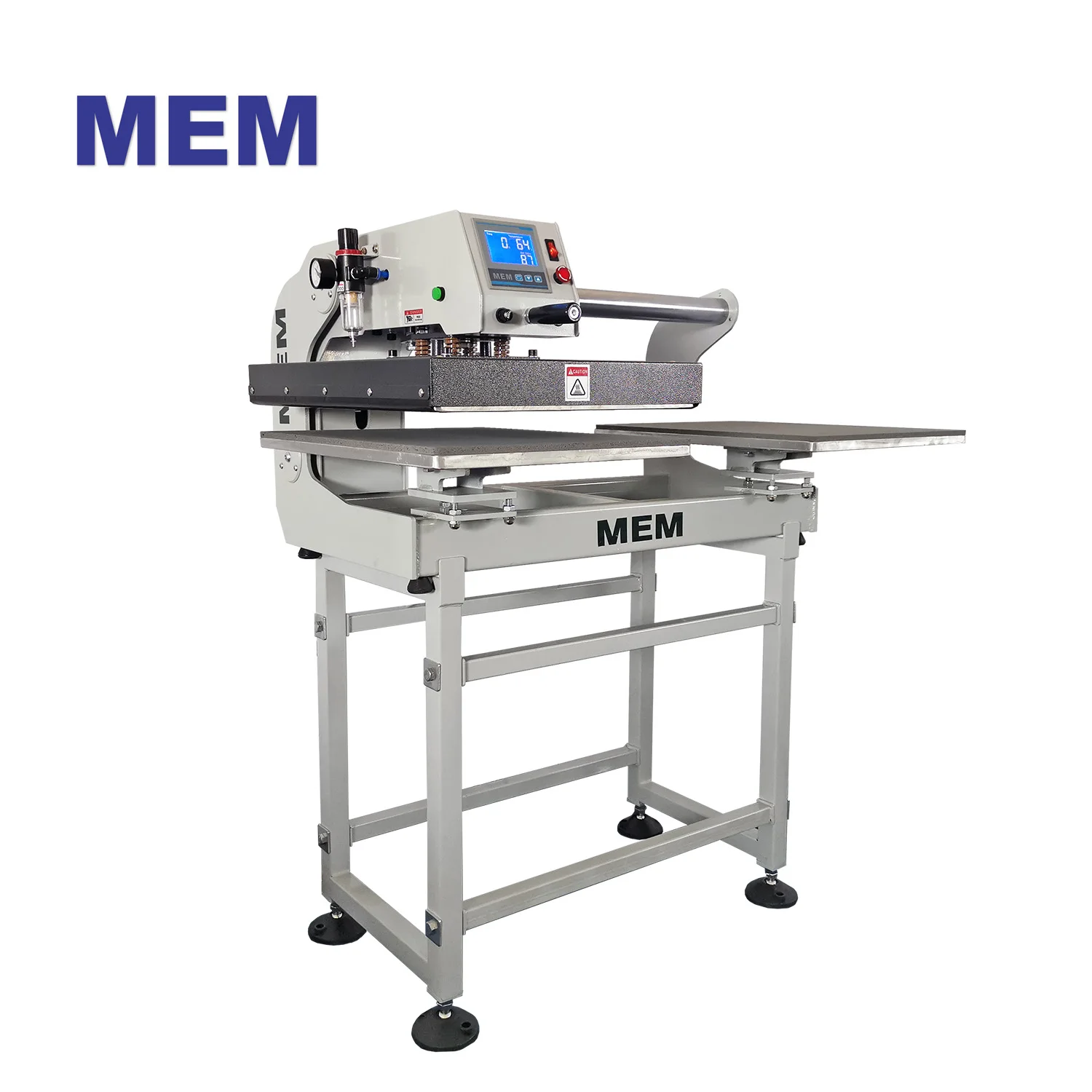 MEM hot sale flag pneumatic double heat press machine US warehouse fast delivery free shipment