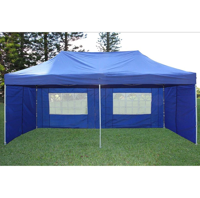 3x6 m Outdoor Sun Shelter Gazebo Tent with PVC Window Easy Folding Design fold tent trade show tents