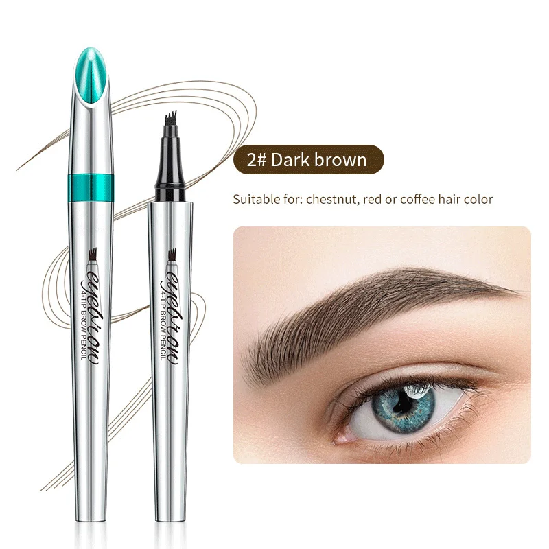 Wholesale Eyebrow Tattoo Pen Eyebrow Pencil Long Lasting Waterproof Smudge-Proof Eyebrow Pen