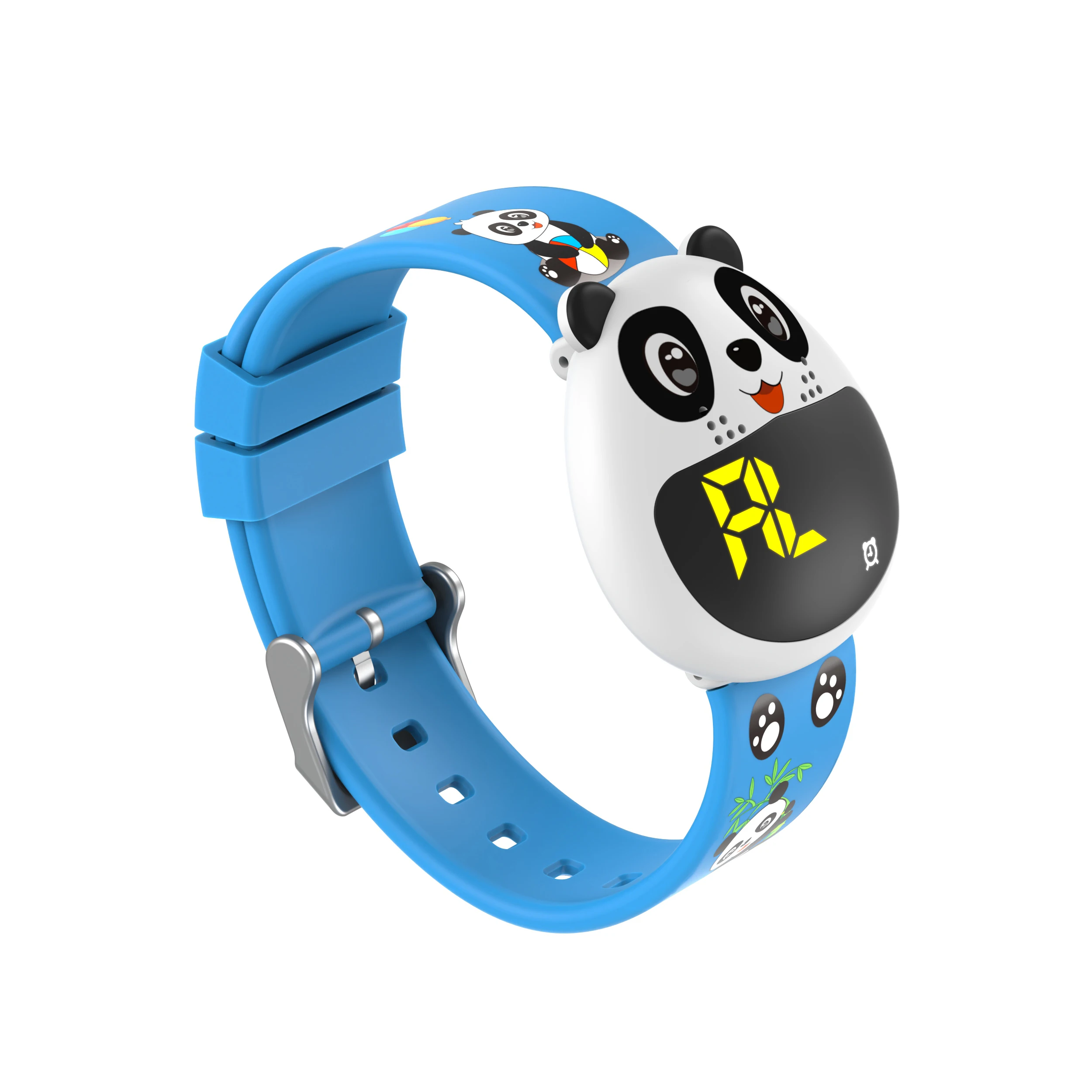 Panda Design Silicone Kids Potty Training Timer Watch with Flashing Lights and Music Tones