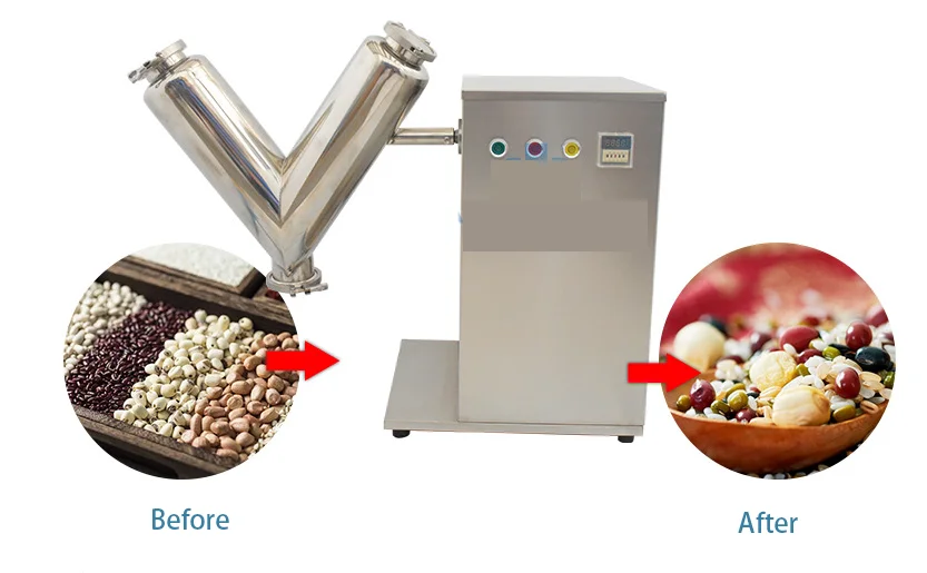 High efficiency 2 - 14 liter Mini Sanitary Pharmaceutical Powder Mixer