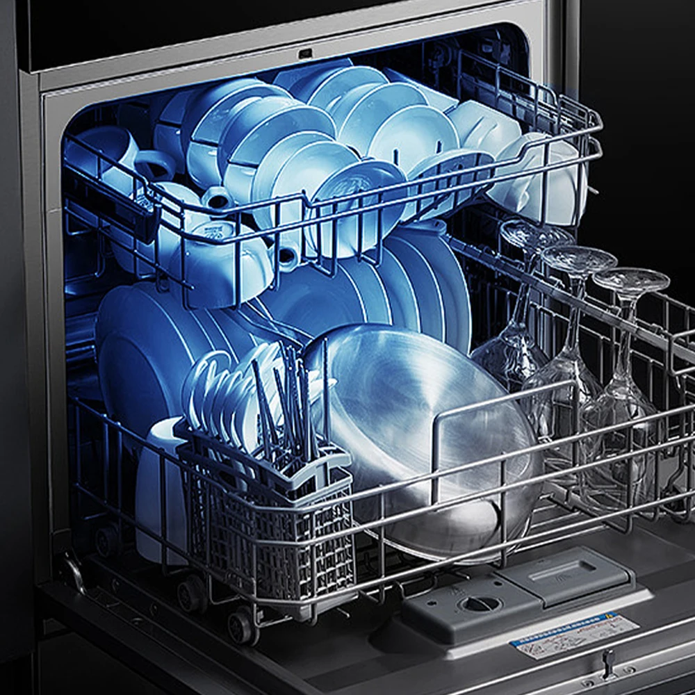 Gexiang Factory Custom High Quality Multifunctional Built-in Kitchen Integrated Sink Disinfection Cabinet