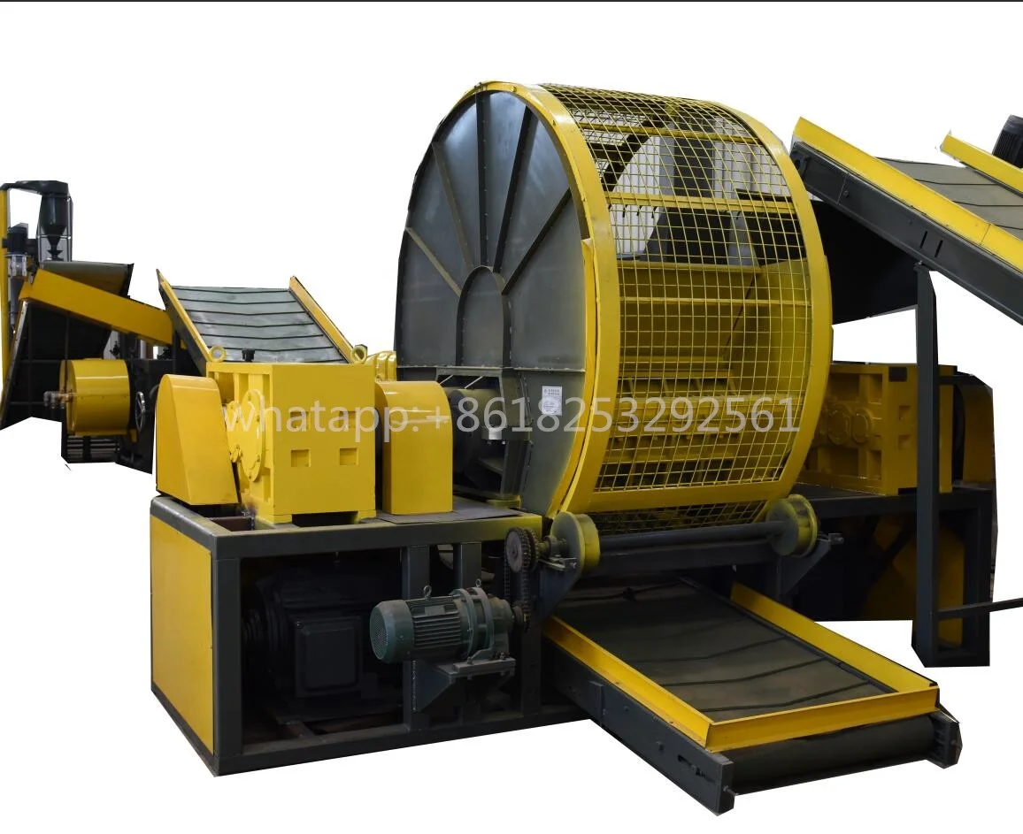 whole tyre shredder/waste tyre recycling machinery with CE ISO9001 New Price