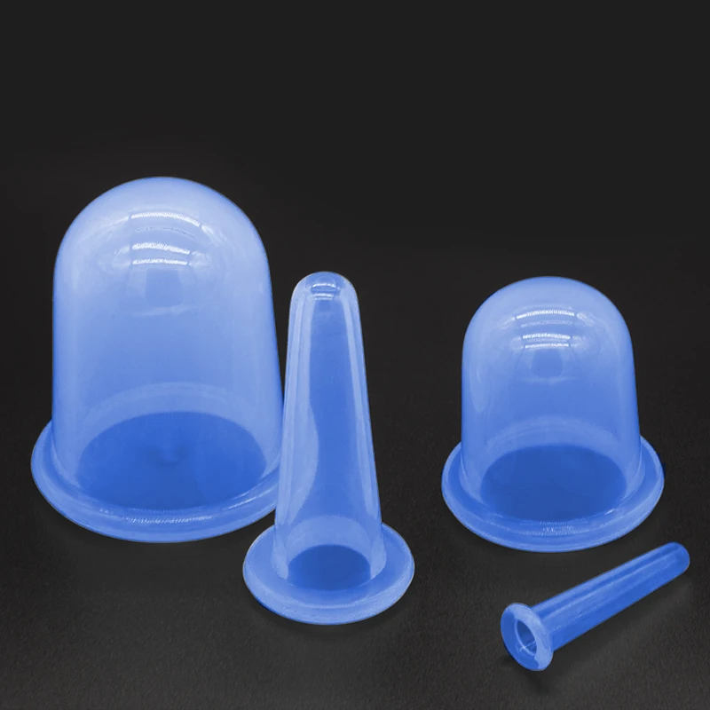 Facial Cupping Set High Quality Silicone Cupping Used for Body and Facial Silicone Facial Massager OPP Bag/pvc Box 100 Set LFGB