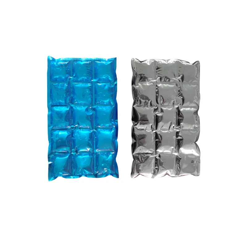 MOEN Customized Size Gel lce Bag Plastic Pvc Cube Ice Pack Sheet For Food Delivery