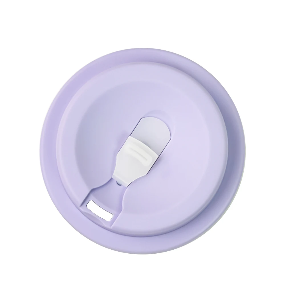 Hot sale 15OZ Travel Mug biodegradable screw on lid & anti-scald Sleeve reusable coffee mugs cup with sip&straw lid drink hole