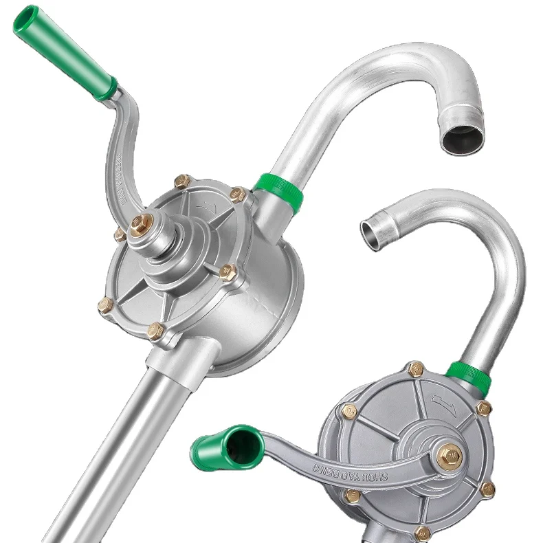 Berrylion 3in1 A-alloly Manual Oil Pump Fuel Pump Water Pump Transfer Liquids Powered Electric Fuel Transfer Suction Pumps