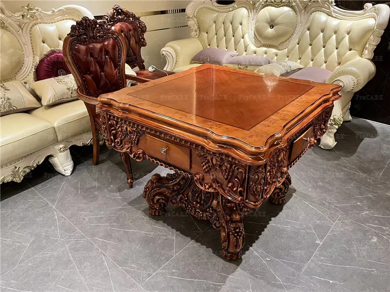 Popular Mahjong Table Automatic Mahjong Table with 4 Chairs set