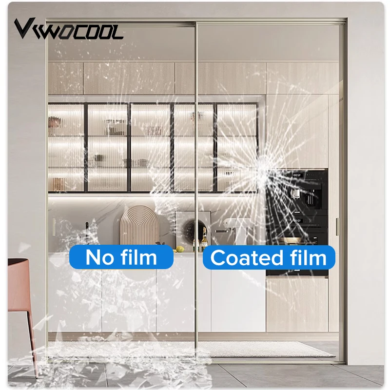 Factory Wholesale Window Film  12mil Thickness Clear Safety Film Windshield Protection Film for Bank Windows Good Price