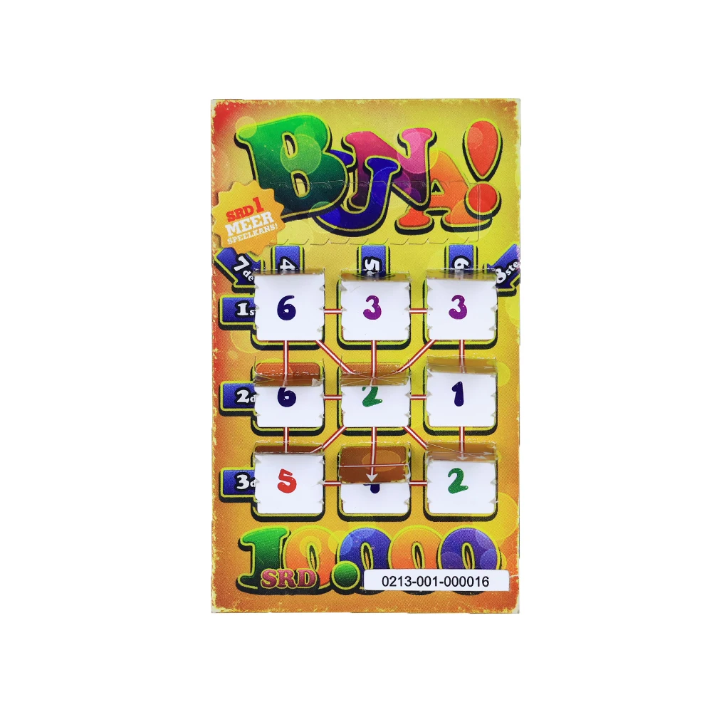 Professional Free Design pull cards Full Color digital printing Service pull tabs gambling tickets