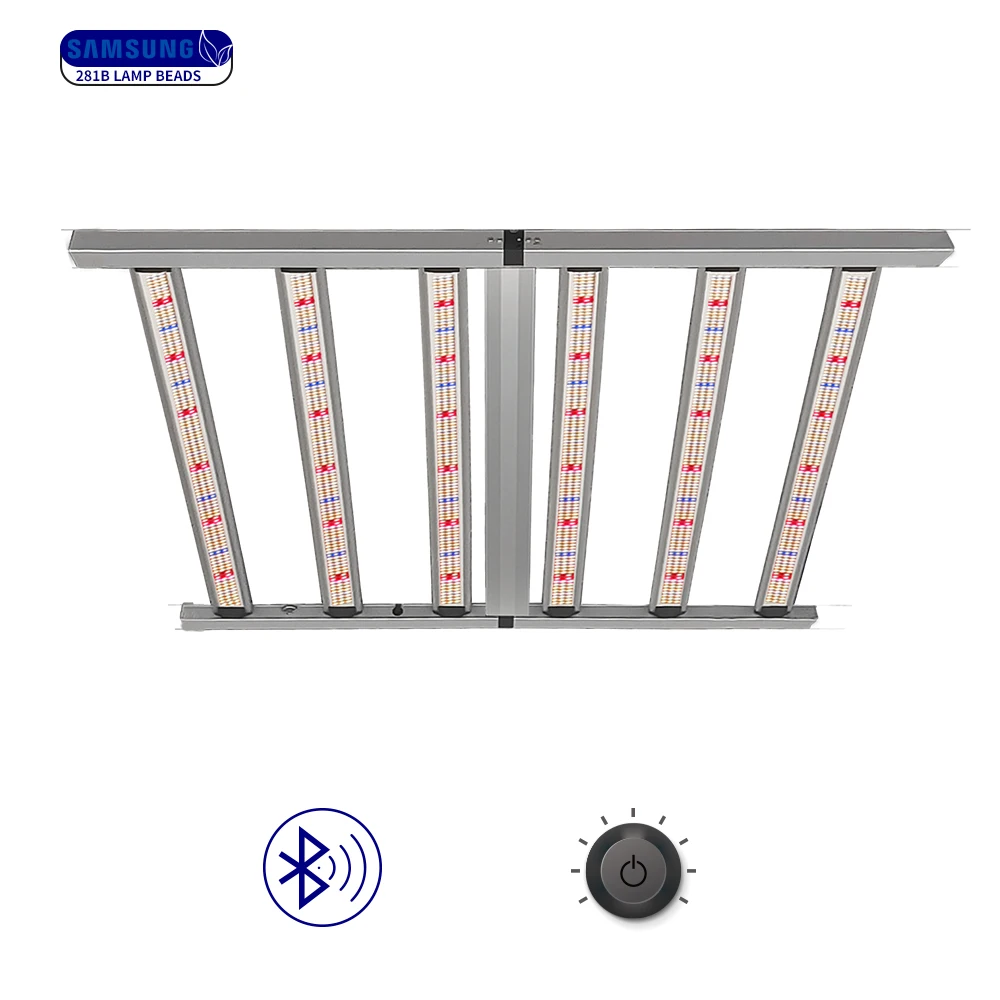 Commercial full spectrum dimmable Veg Flower vertical farming systems 640W Samsung 281B LED Grow Light