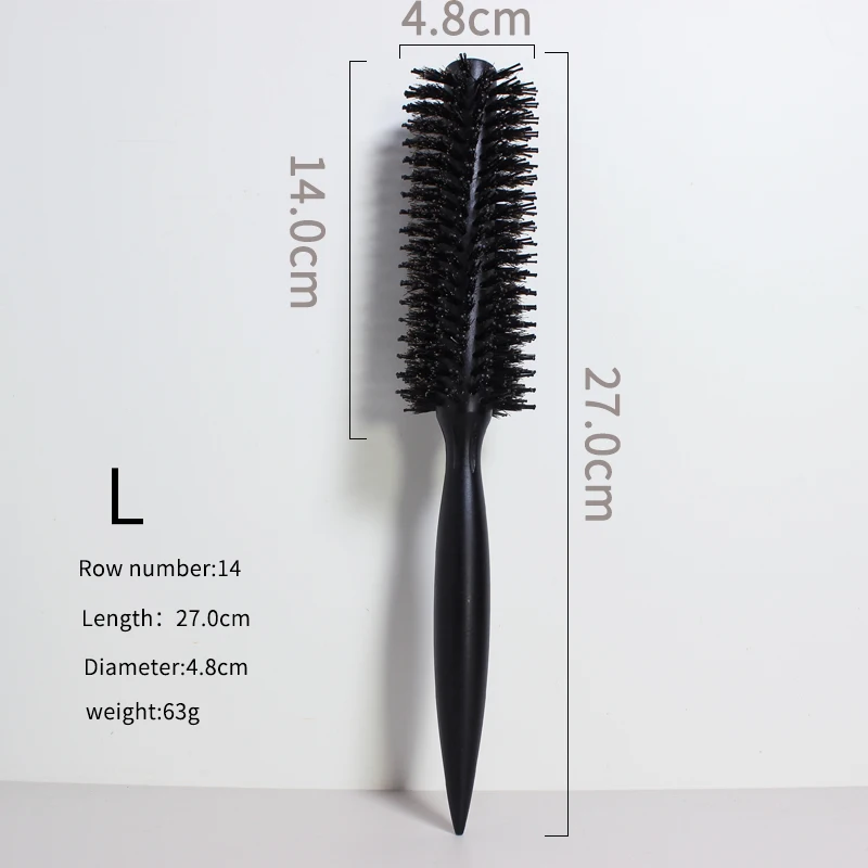 new product ideas 2023 Wholesale Salon Custom Bristle nylon teeth Lotus wooden comb Brush curly wooden round hair brush tool