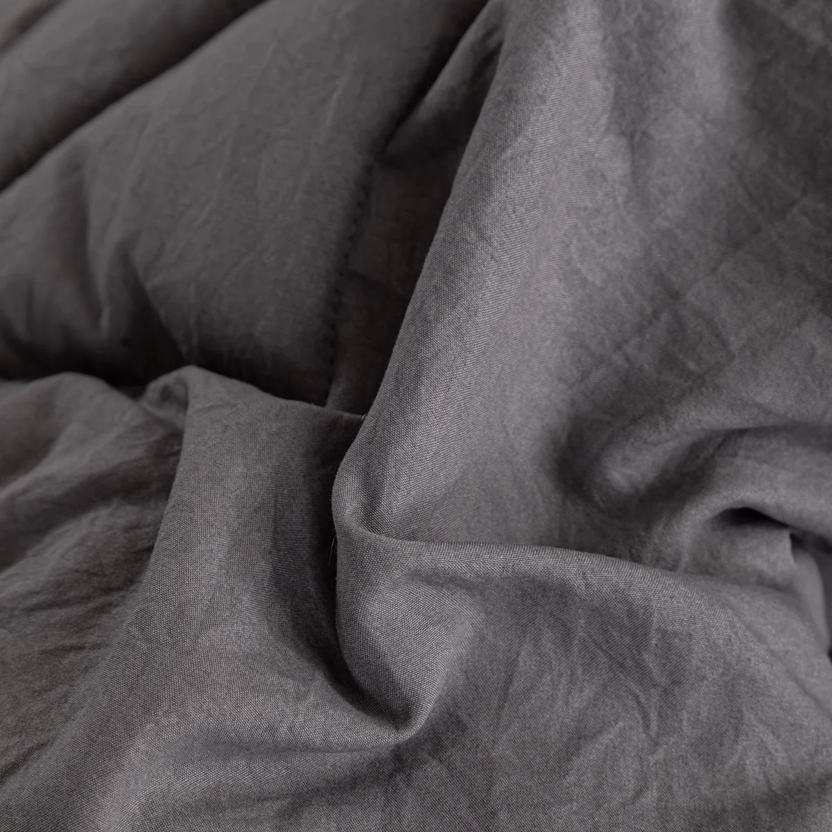 New Arrival Dark Gray Fluffy Goose Down Winter Cal King 3PCS Duvet