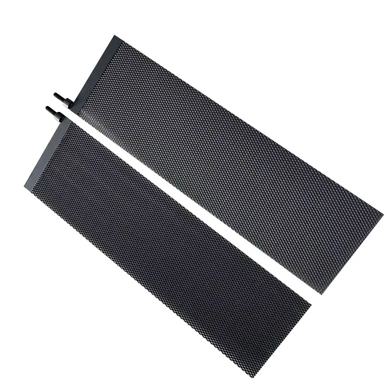 Electrolysis chamber mmo iridium oxide coated titanium electrode