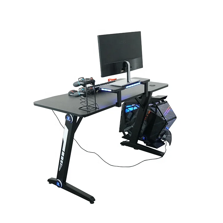 Прямая продажа с фабрики компьютерный игровой стол Pc Gamer настольная лампа