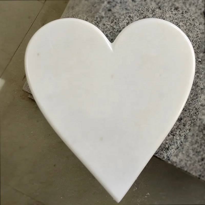 Modern Art Decoration Marble  Heart Shaped  Sculpture For Sale