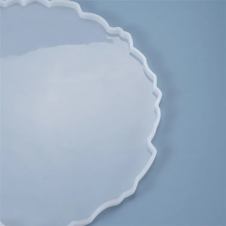 Y5337 Diy epoxy resin circle dish plate mold round tray mold