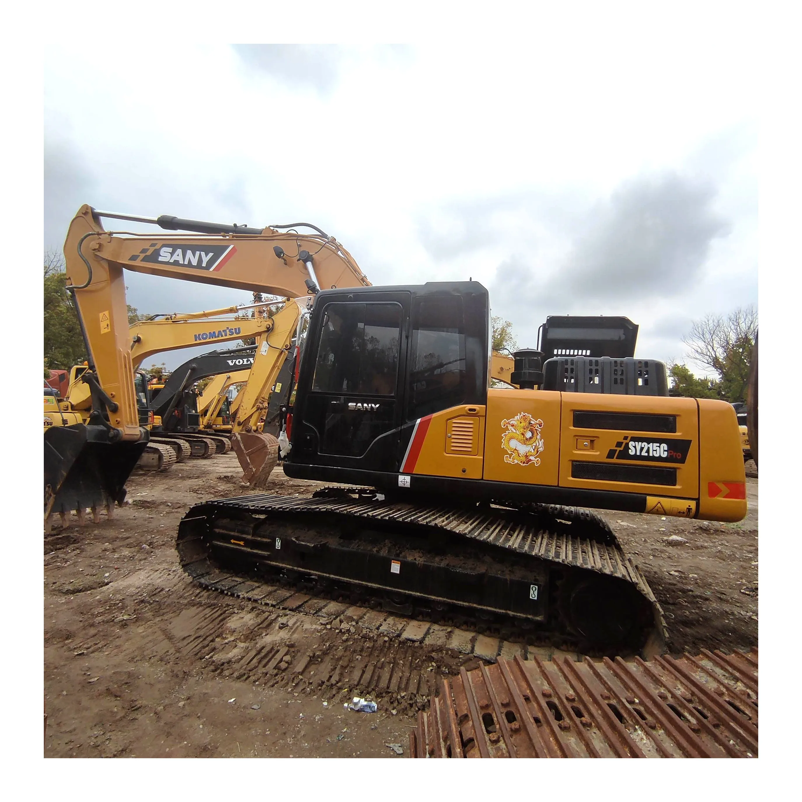 used  Chinese Medium Excavator 20 Ton SANY Excavators  Low Price  SANY SY215C Used Crawler Excavator for sale