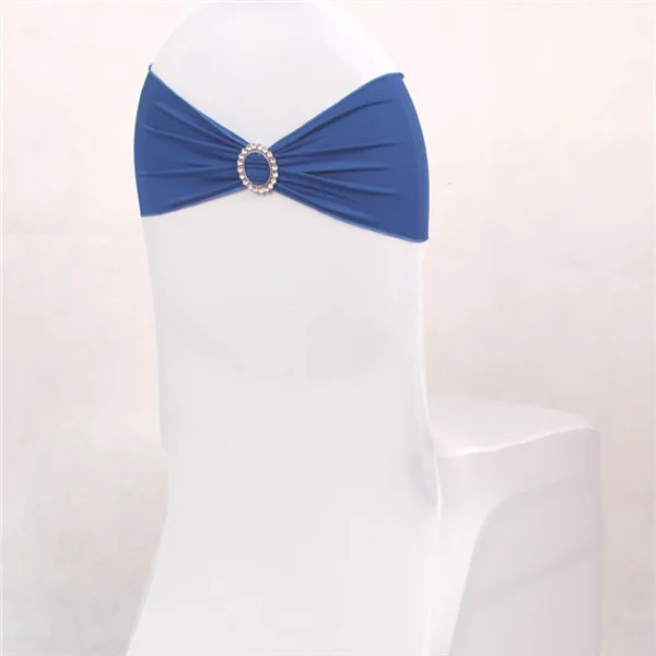  Синие пояса для стула из спандекса/лайкры оптом