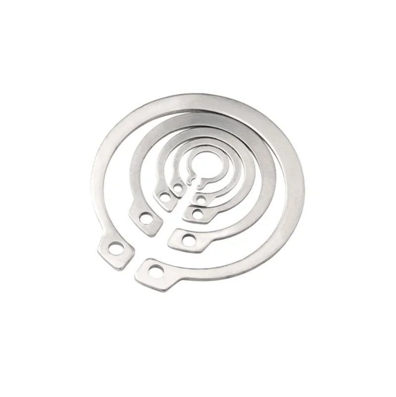Factory Stainless Steel ASME B 18.27.1 ST 304 SS 316L SUS 321 Metric For Shaft External Retaining Rings DIN471