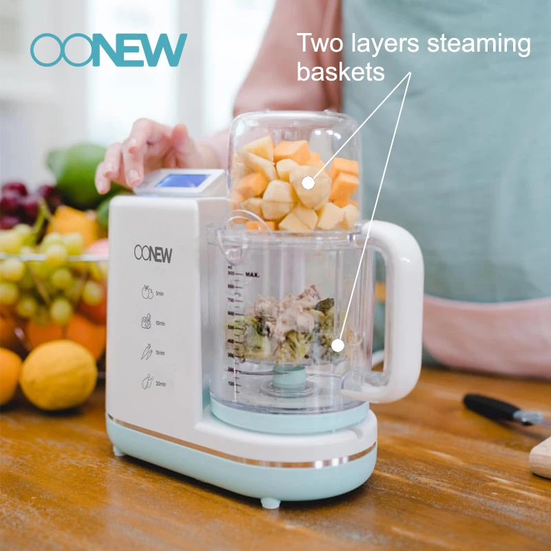 Baby Food Maker 6 In 1 Automatic Mini Fruit Juicers Food Supplement Machine Baby Food Steamer Blender