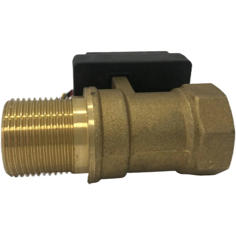 Gear motor with valve for water meter