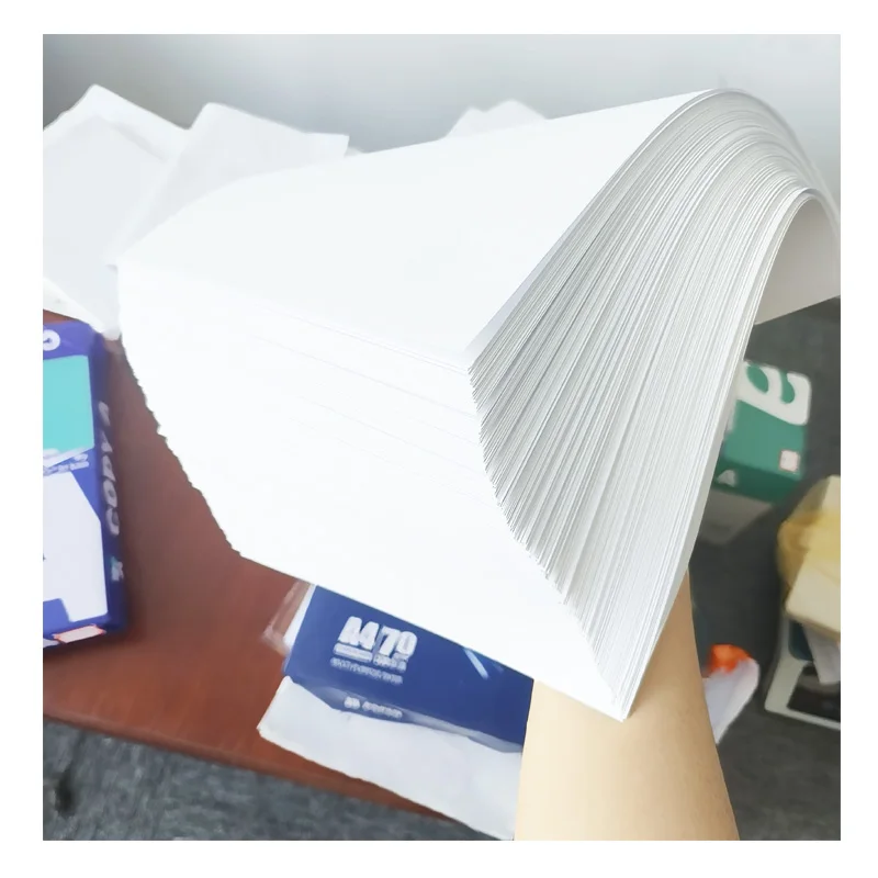 Full container Stock super QUALITY a4 size white office copy printing paper 80gsm 75 gsm 70 gsm 500 sheets 210x297mm africa