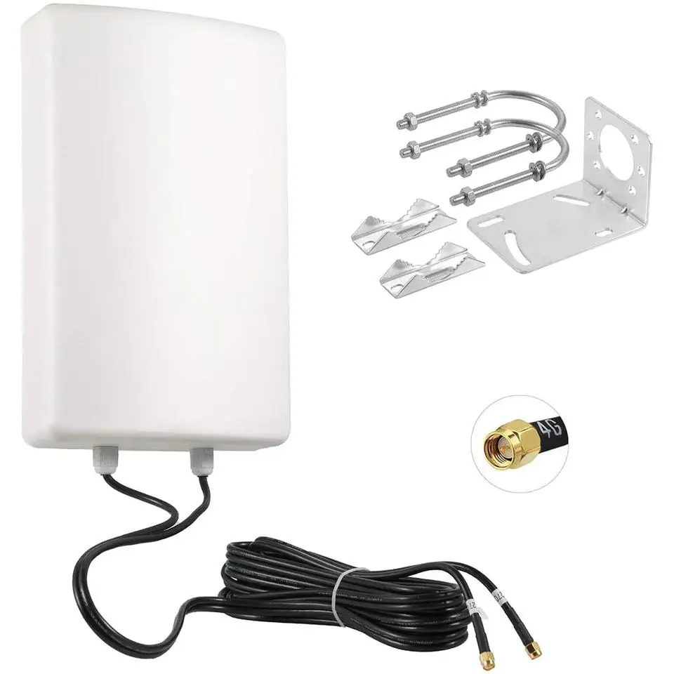 5G LTE MIMO 700 to 3800MHz 9/12dBi High Gain 45 Degrees Outdoor Indoor Panel Antenna For Huawei Router