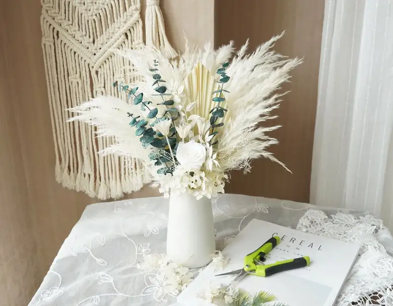 Every Love vase filler natural  decor Dried flower bouquet Pampas Grass for Arrangement home decoration home