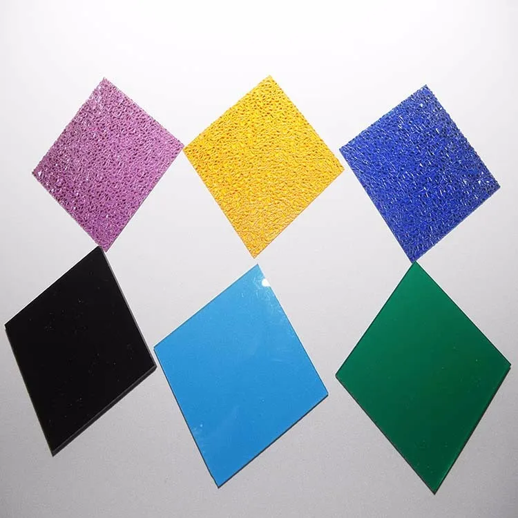 UV resistant 2mm colored embossed solid polycarbonate plastic roofing sheet of price