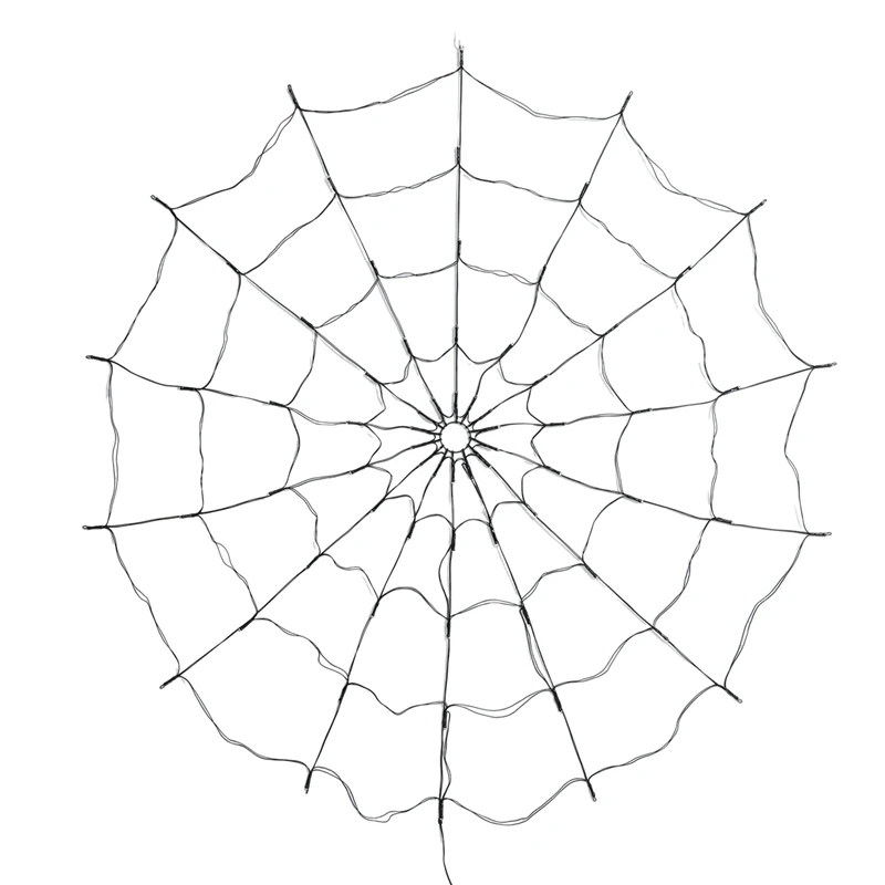 Led Halloween Light Spider Web Decoration Lights Spider Net Lamp Decorative Atmosphere Party Lights