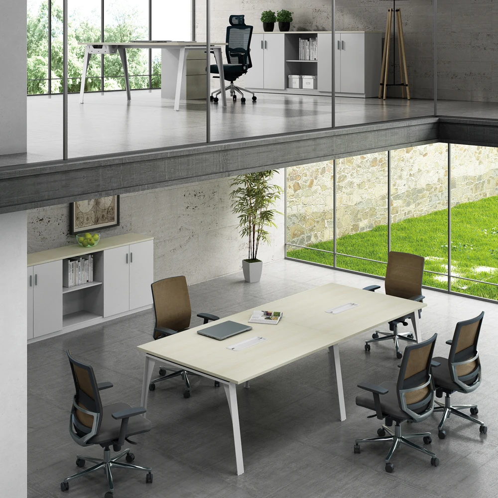 Новый дизайн простой современный офисная мебель Конференц-стол