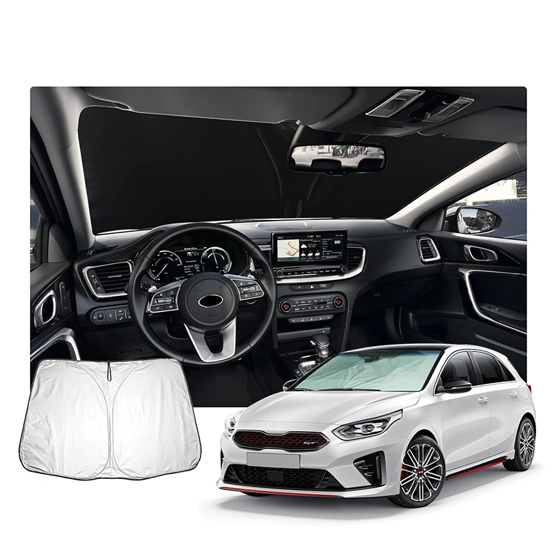 Car Windshield Sunshade Front Window Sun Shade Visor Windscreen Curtain For Renault Koleos Kadjar Captur Megane R26 GT220 CLIO 4