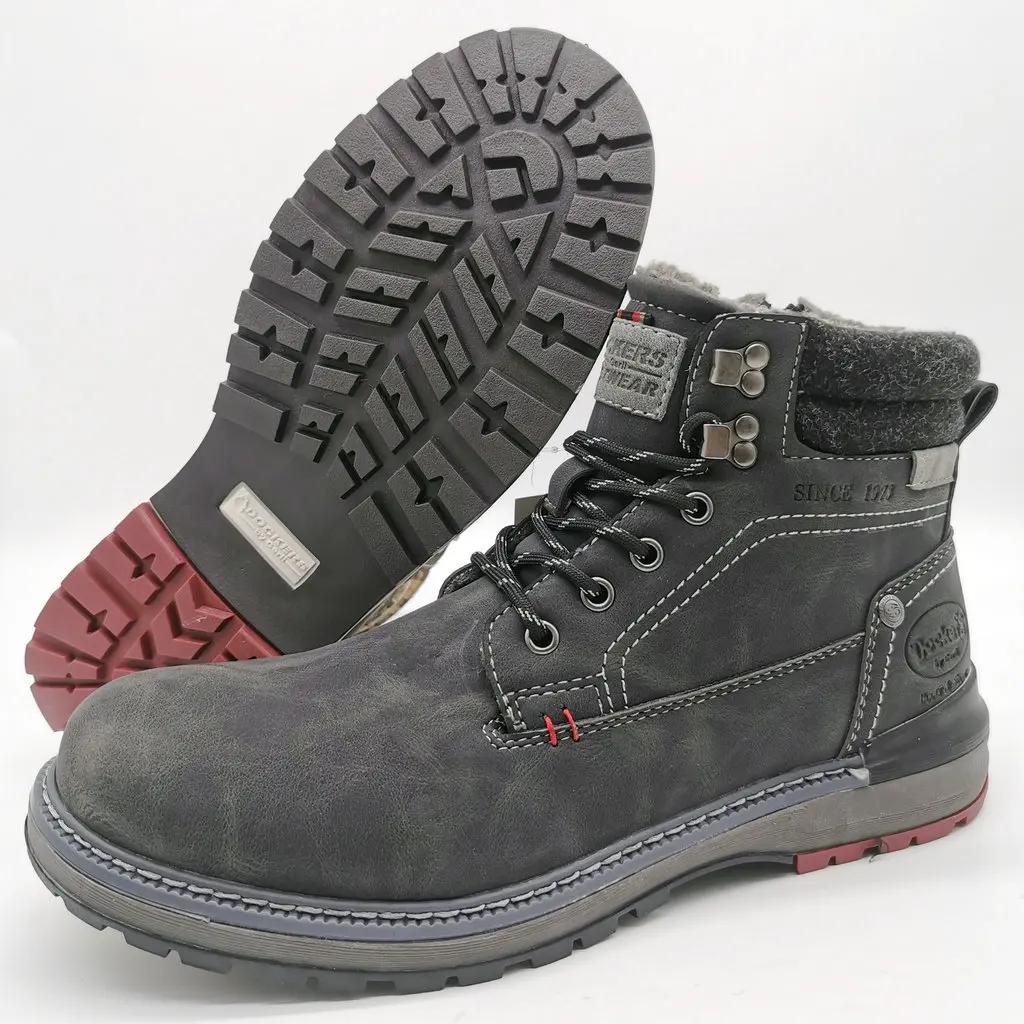 
Ankle Casual Leather Outdoor Hiking Shoes Comfortable Waterproof Boots Trekking Walking Casual Shoes for Men and Women 