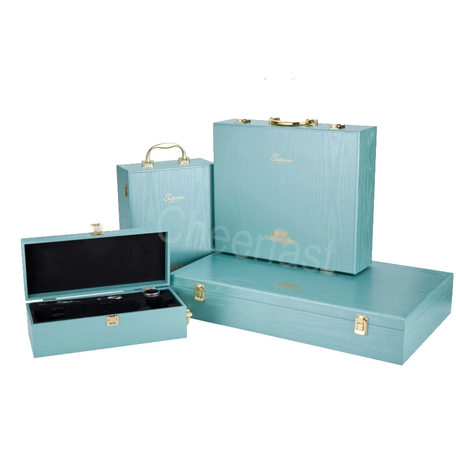 High Quality custom logo paint wooden packagne box