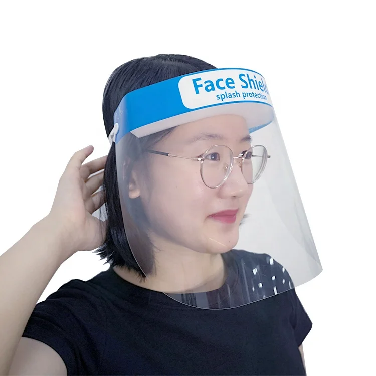 Direct factory production and sales of headwear double-sided anti-fog high-definition transparent plastic protective isolation f