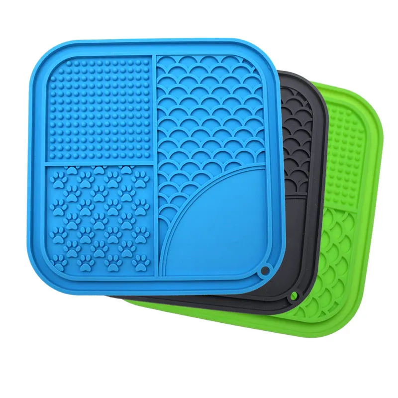 Pet Treat Mat Dog Lick Mat Alternative to Slow Feeder Dog Bowls Mat for Dogs