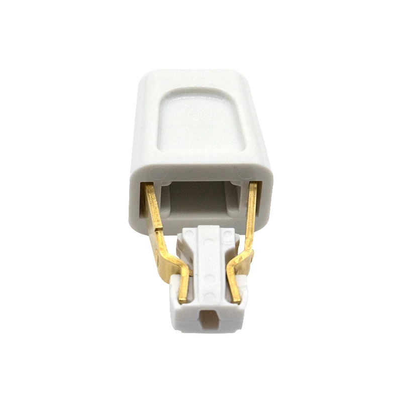 Wholesale white color SPT-1 wire plug for bulb control