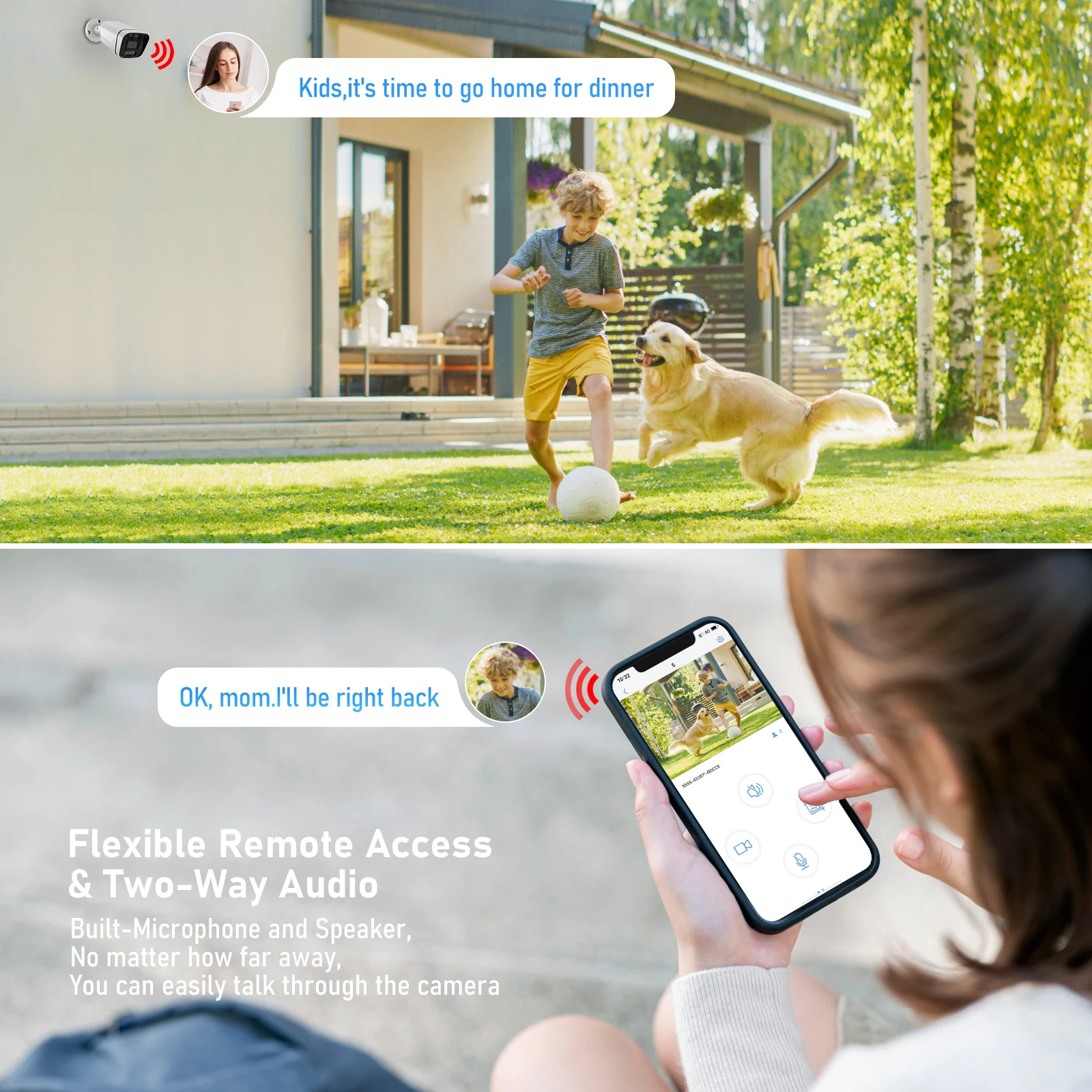 JideTech 2MP POE камера безопасности, цветная камера ночного видения, HD камера наблюдения, гуманоидная IP-камера обнаружения