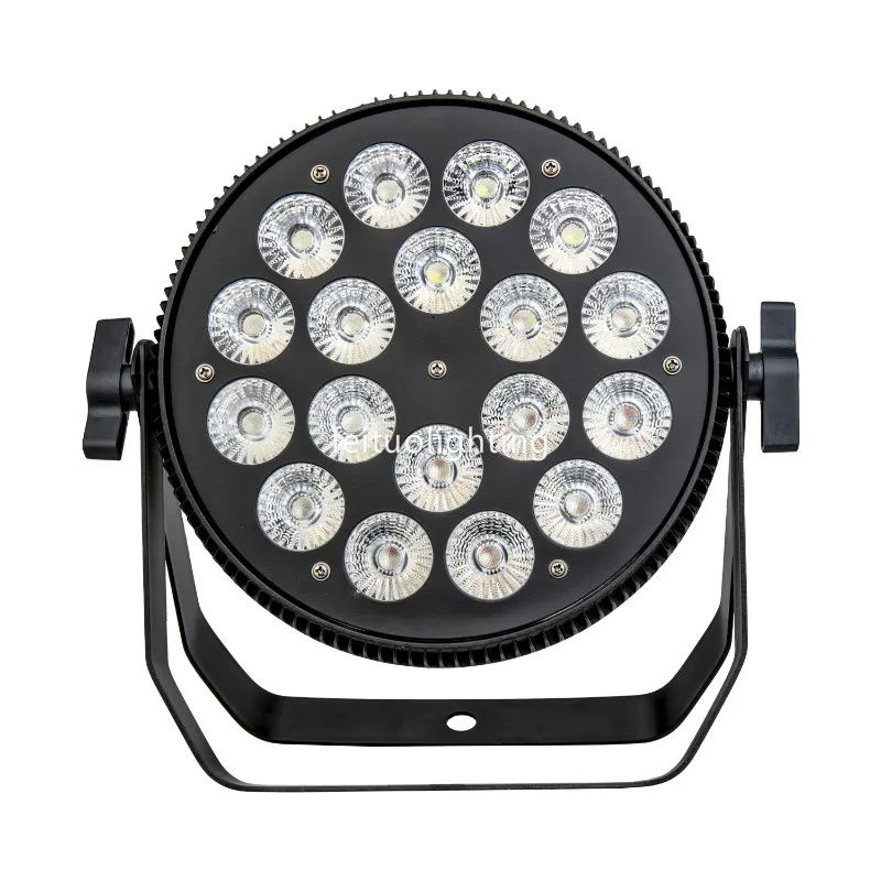 Сверхъяркий светодиодный плоский светильник par dmx 512 18x18 Вт RGBWA + фиолетовый 6 в 1