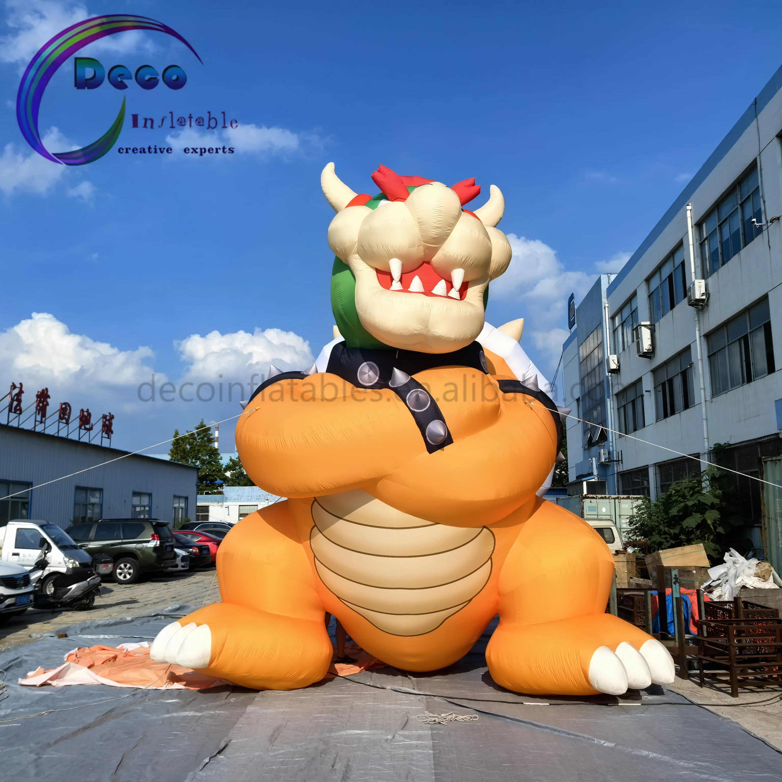 New design 6m high inflatable movie character fixed cartoon for movie promotion