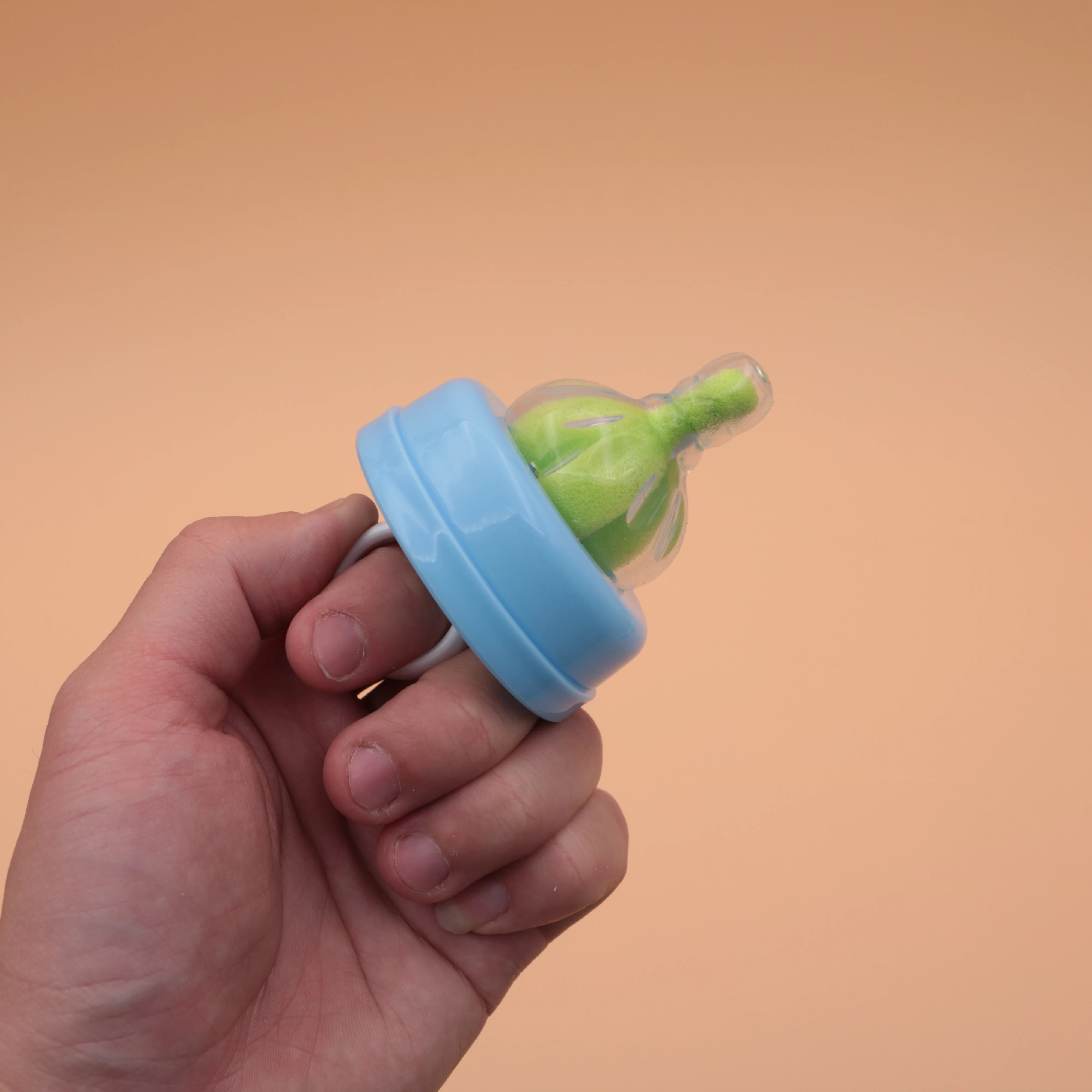 sponge bottle brush water fed brush kit sponge nipple brush 360degree cleaning factory wholesale customized