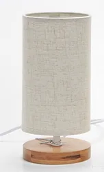 wood table lamp  and table light of lighting fixtures