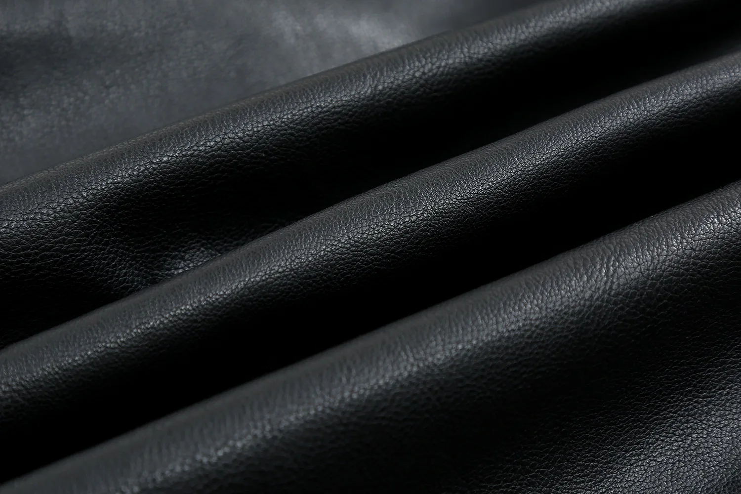 
Wholesale custom logo printed spring black long sleeve faux pu leather cropped bomber ladies women jackets with zipper 