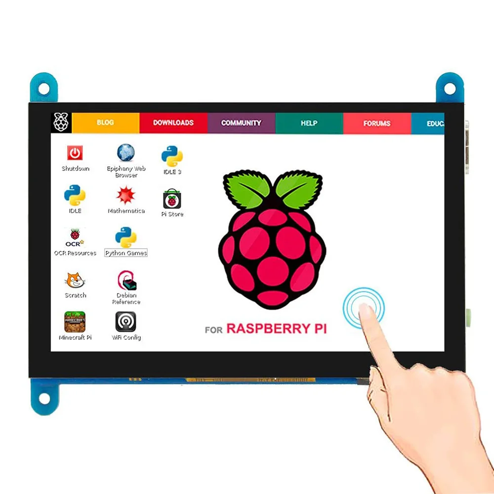 Raspberry Pi Touch screen Monitor 5 inch HDMI LCD Screen Display 800x480 Compatible with Raspberry Pi Windows 10 8 7
