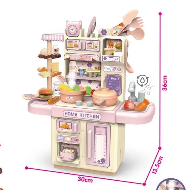 Wooden doll house with mini furniture Wooden Diy villa doll house wholesale